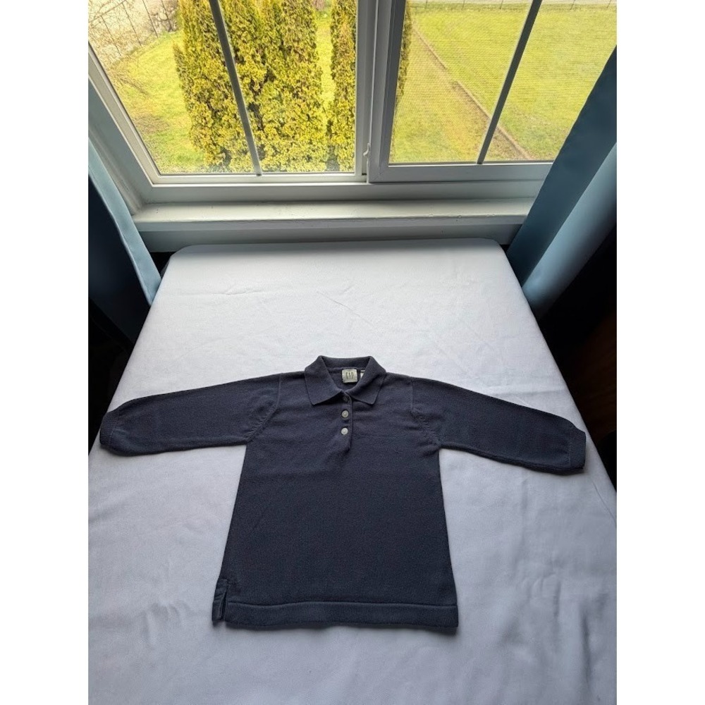 Kid's VTG 100% Cotton Polo Style Sweater by Gap - Size XXS (Age 2-3)
